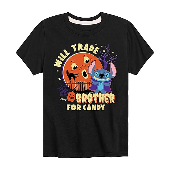 Disney Collection Boys Crew Neck Short Sleeve Regular Fit Graphic T-Shirt