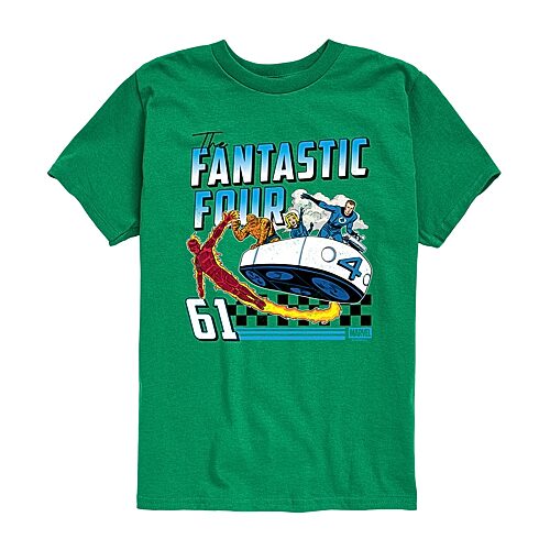 Disney Collection Boys Crew Neck Short Sleeve Regular Fit Marvel Graphic T-Shirt, X-large, Green