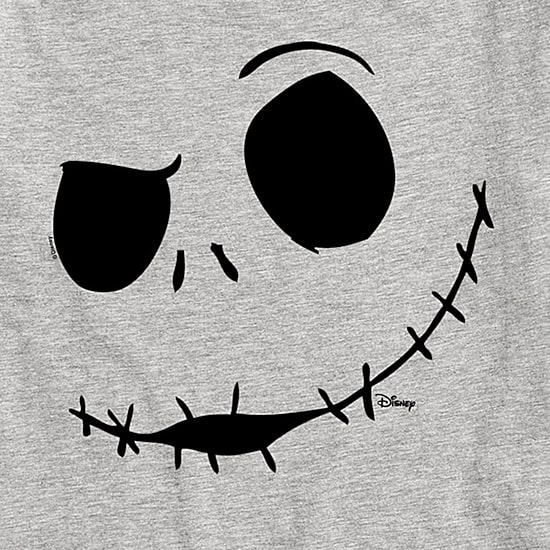 Disney Collection Boys Crew Neck Short Sleeve Regular Fit Nightmare Before Christmas Graphic T-Shirt