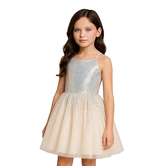 Lilt Big Kid Girls Sleeveless Fit + Flare Dress