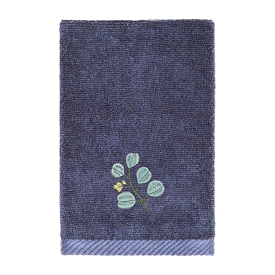 Linum Home Textiles Botanica 2-pc. Embellished Fingertip Towel