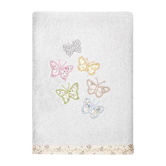 Linum Home Textiles Mariposa Embellished 4-pc. Bath Towel Set