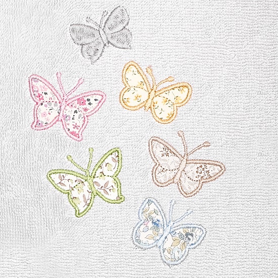 Linum Home Textiles Mariposa Embellished 4-pc. Bath Towel Set
