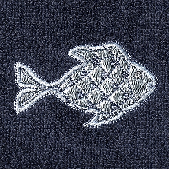 Linum Home Textiles Figi 2-pc. Embellished Fingertip Towel