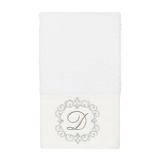 Linum Home Textiles Monica Silver Embellished 3-pc. Bath Towel Set