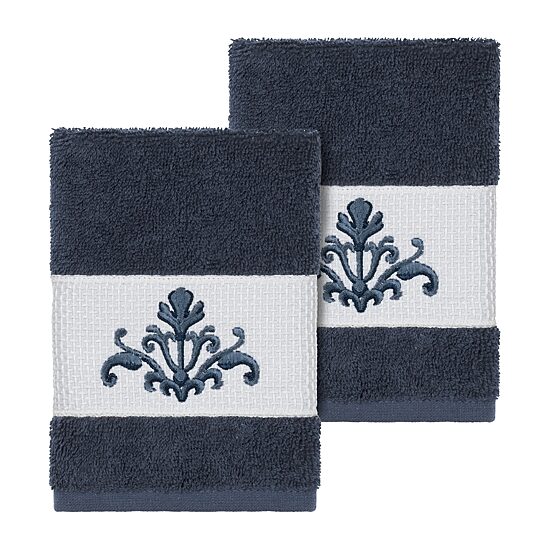Linum Home Textiles Scarlet 2-pc. Embellished Washcloth