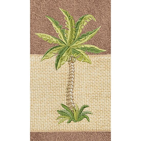 Linum Home Textiles Colton Embellished 2-pc. Bath Towel Set