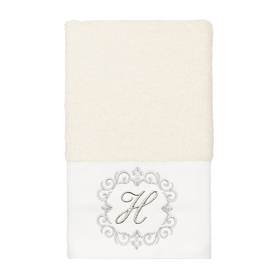 Linum Home Textiles Monica Silver Embellished 3-pc. Bath Towel Set