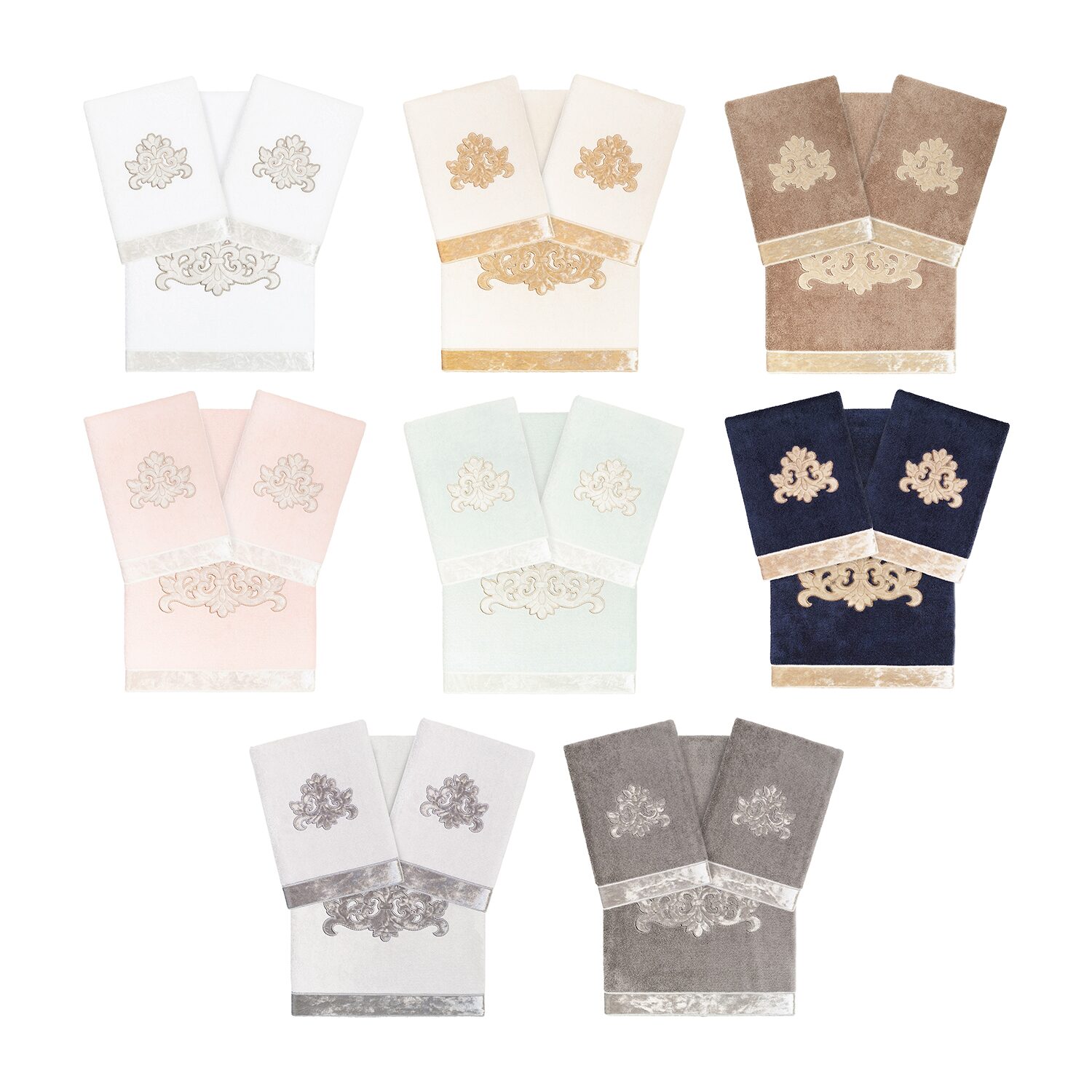 Linum Home Textiles May Embellished -pc. Bath Towel Set
