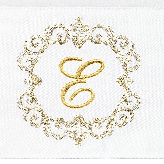 Linum Home Textiles Monica Gold 2-pc. Embellished Hand Towel