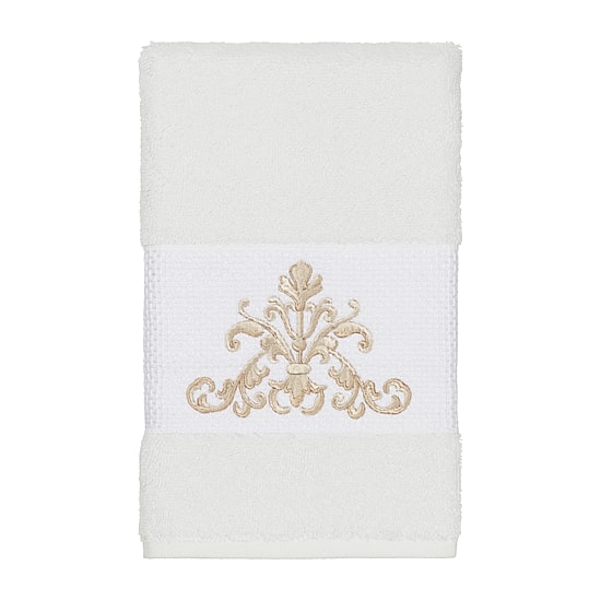 Linum Home Textiles Scarlet Embellished Hand Towel