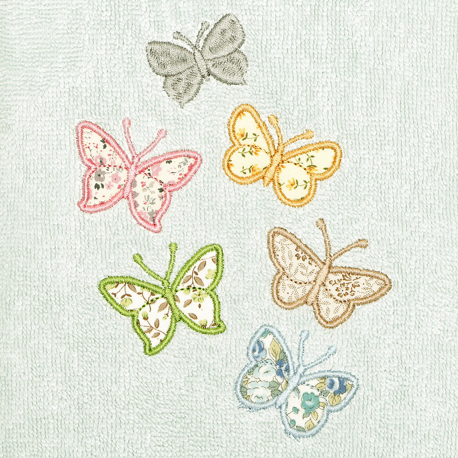 Linum Home Textiles Mariposa 2-pc. Embellished Hand Towel