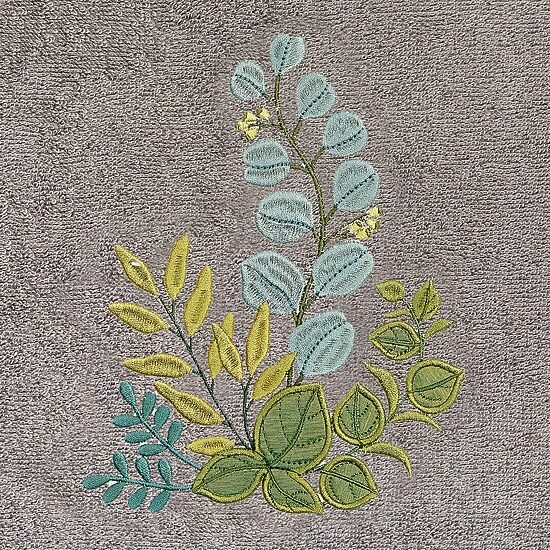 Linum Home Textiles Botanica Embellished 3-pc. Bath Towel Set