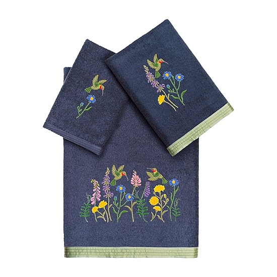 Linum Home Textiles Hada Embellished 3-pc. Bath Towel Set