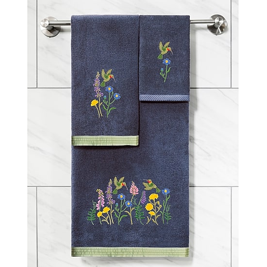 Linum Home Textiles Hada Embellished 3-pc. Bath Towel Set