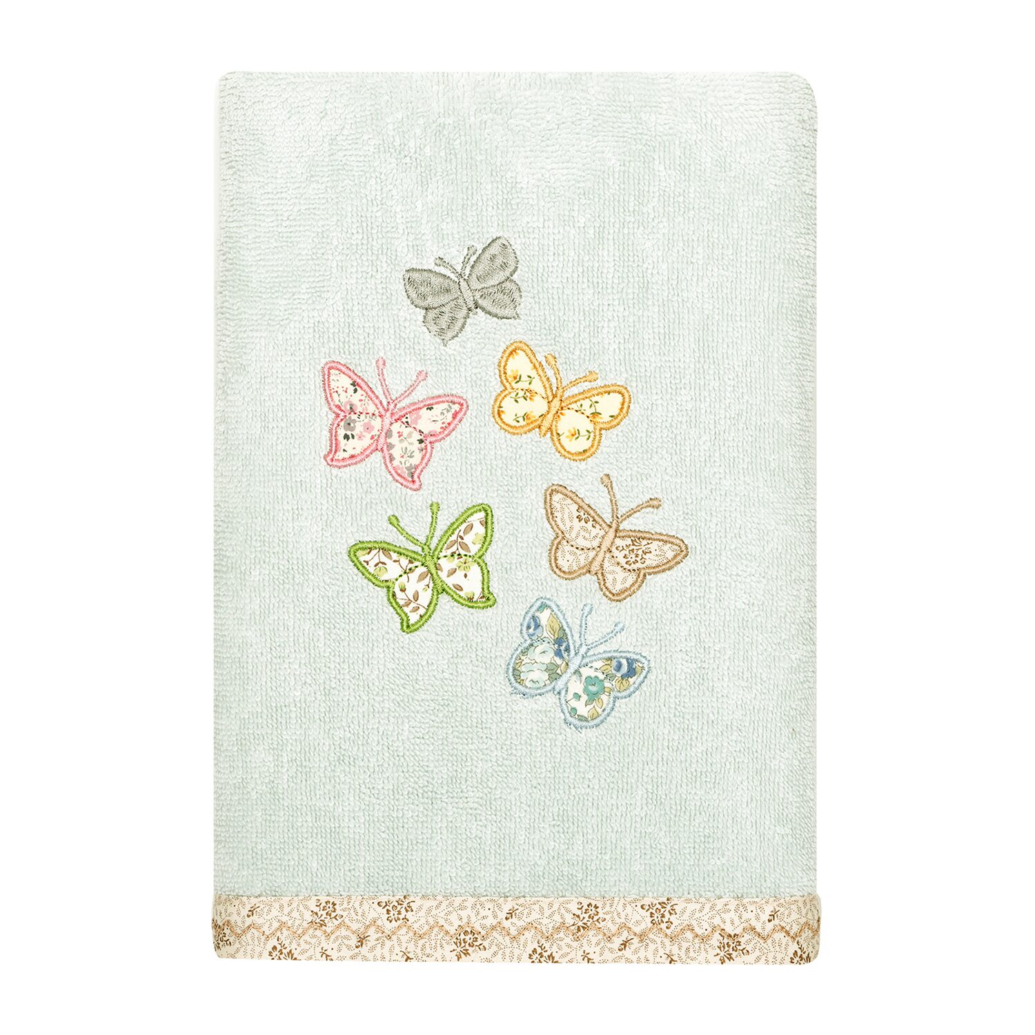 Linum Home Textiles Mariposa Embellished 3-pc. Bath Towel Set