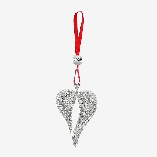 Monet Jewelry Silver Tone Christmas Ornament