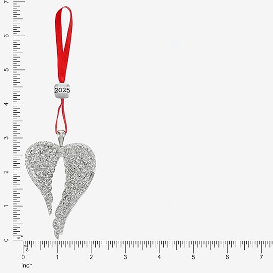 Monet Jewelry Silver Tone Christmas Ornament