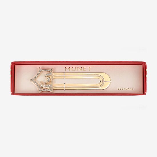 Monet Jewelry Gold Tone Believe Nativity Scene Bookmark