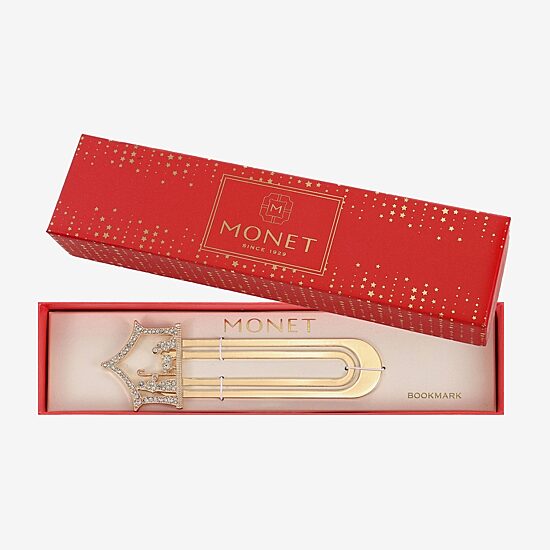 Monet Jewelry Gold Tone Believe Nativity Scene Bookmark