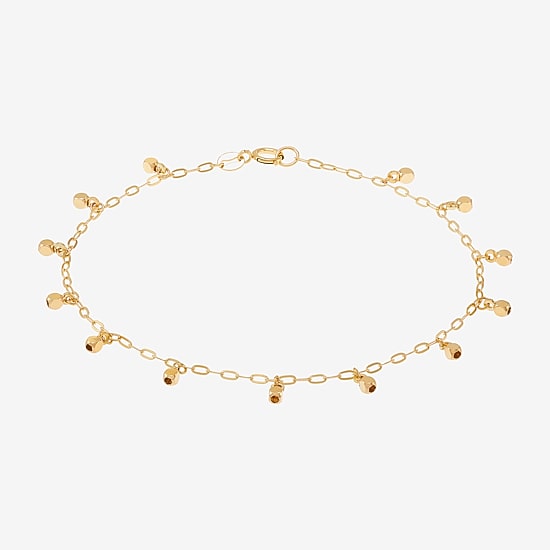 Gold Addiction Womens 10K Gold Charm Bracelet