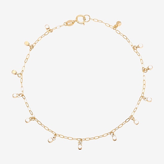 Gold Addiction Womens 10K Gold Charm Bracelet