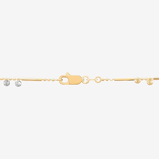 Womens 14K Gold 18 Inch Link Chain Necklace