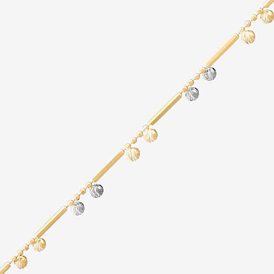 Womens 14K Gold 18 Inch Link Chain Necklace