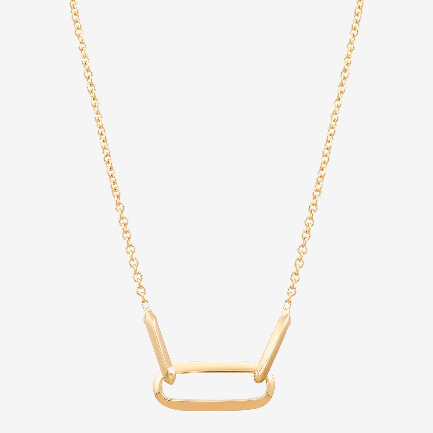 Made in Italy Womens 14K Gold 18 Inch Pendant Necklace