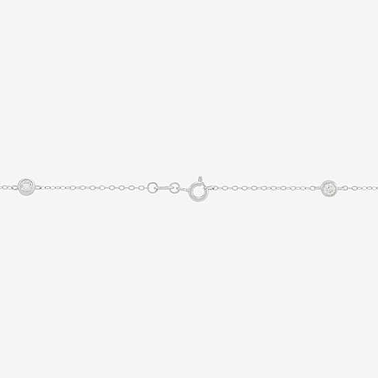 Silver Addiction Womens Sterling Silver 17 Inch Cable Chain Necklace