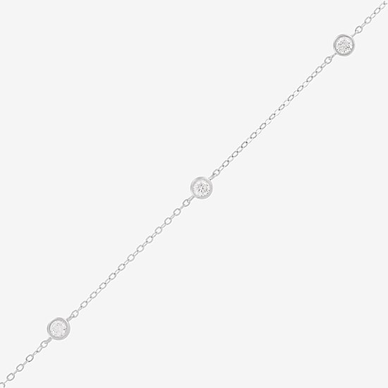 Silver Addiction Womens Sterling Silver 17 Inch Cable Chain Necklace