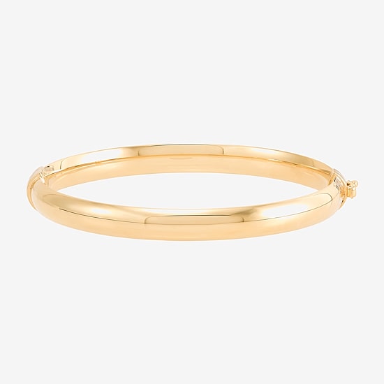 Silver Addiction Womens 14K Gold Over Silver Bangle Bracelet