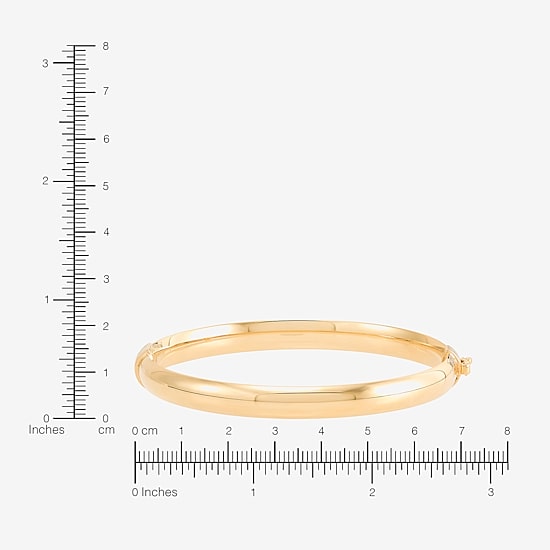 Silver Addiction Womens 14K Gold Over Silver Bangle Bracelet
