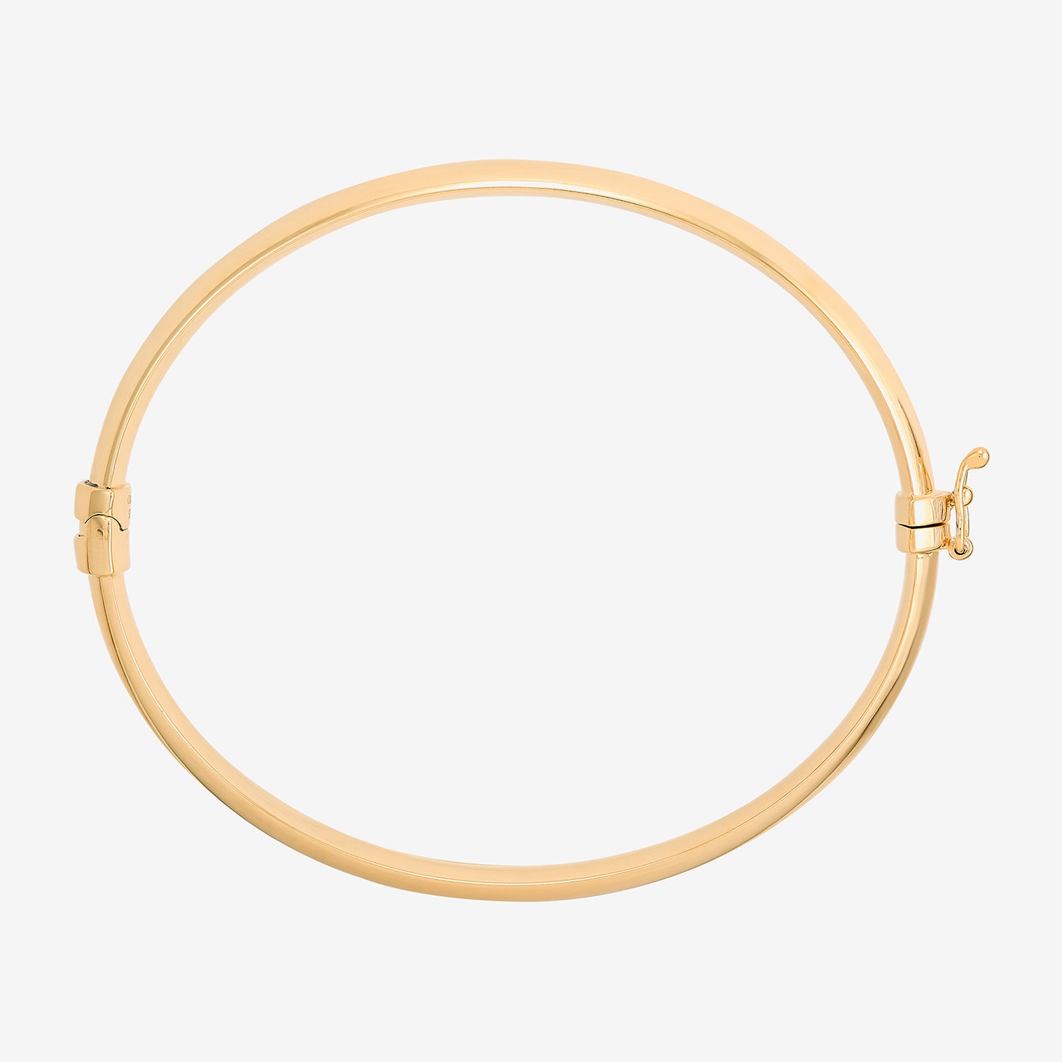 Silver Addiction Womens 14K Gold Over Silver Bangle Bracelet