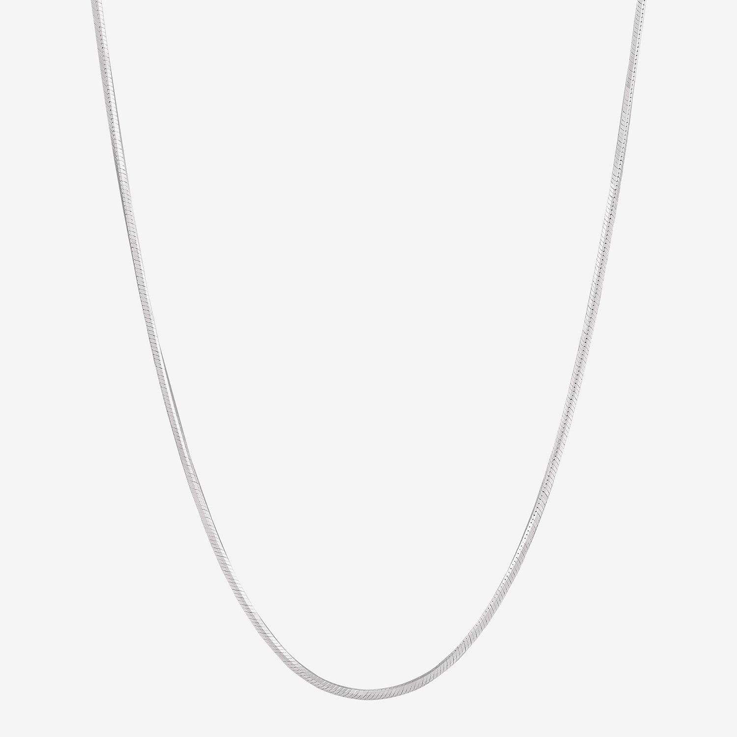 Made in Italy Womens Sterling Silver 24 Inch Snake Chain Necklace