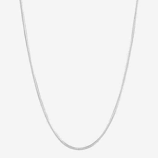 Made in Italy Womens Sterling Silver 24 Inch Snake Chain Necklace