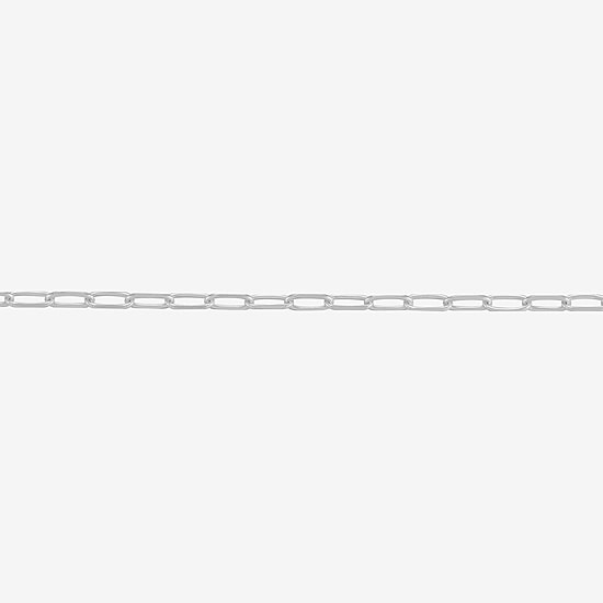 Made in Italy Womens Sterling Silver 18 Inch Link Chain Necklace