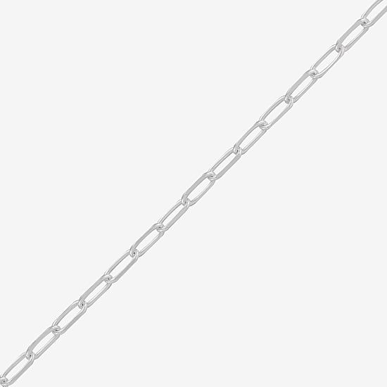 Made in Italy Womens Sterling Silver 18 Inch Link Chain Necklace