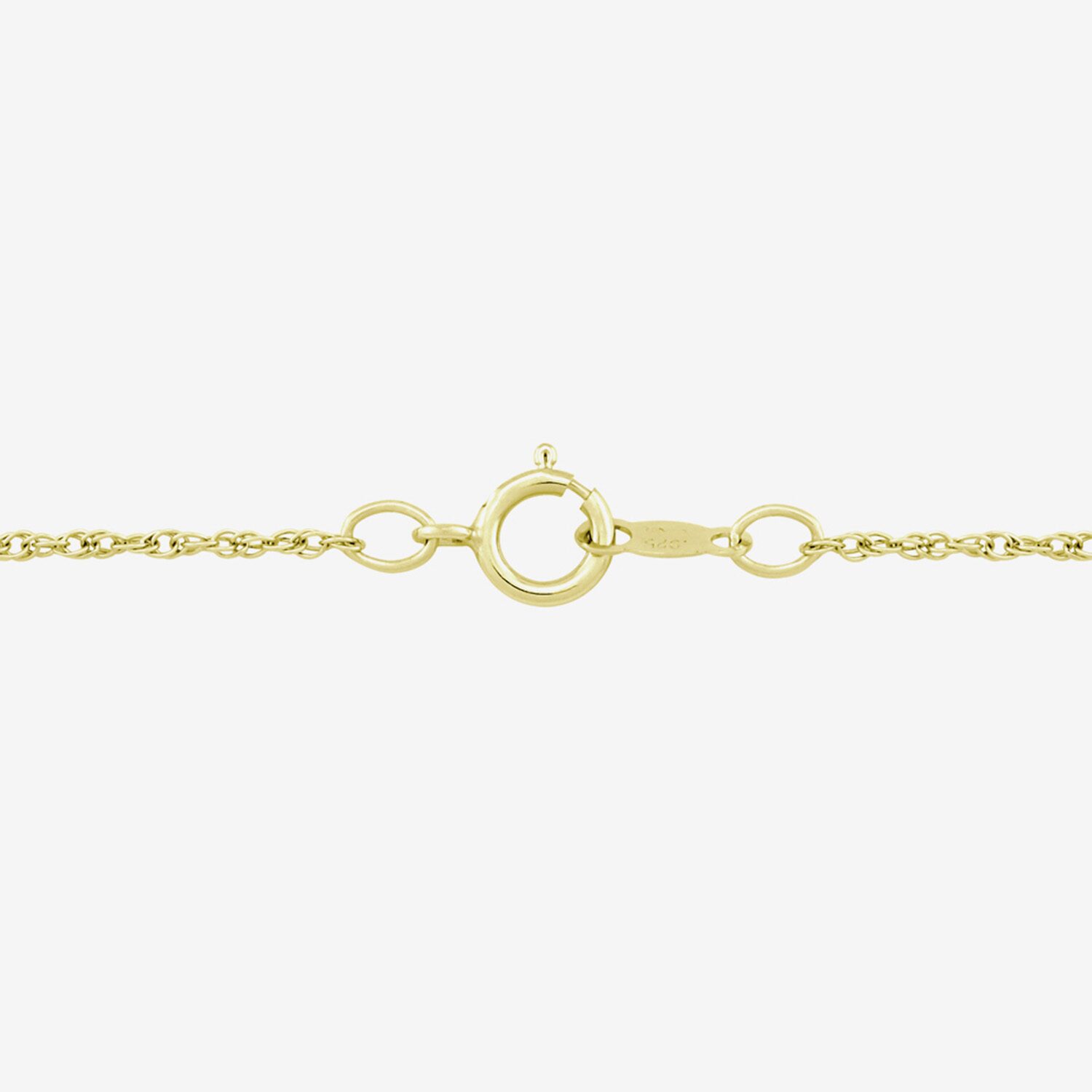 (H-I / Si1) Womens 1/4 CT. T.W. Lab Grown White Diamond 14K Gold Over Silver Round 18 Inch Pendant Necklace