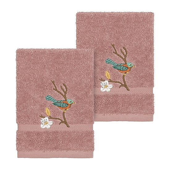 Linum Home Textiles Springtime 2-pc. Embellished Washcloth