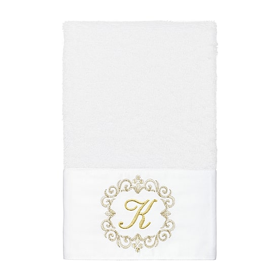 Linum Home Textiles Monica Gold Embellished 3-pc. Bath Towel Set