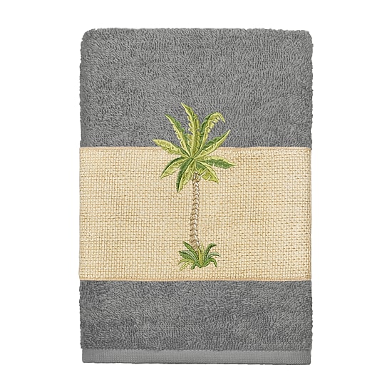 Linum Home Textiles Colton Embellished 3-pc. Bath Towel Set