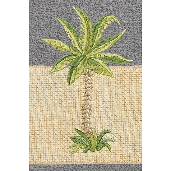 Linum Home Textiles Colton Embellished 3-pc. Bath Towel Set