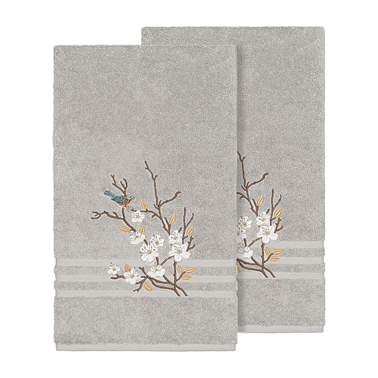 Linum Home Textiles Springtime Embellished 2-pc. Bath Towel Set