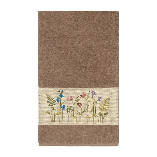 Linum Home Textiles Serenity Embellished 3-pc. Bath Towel Set