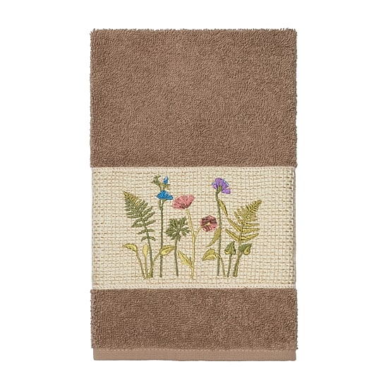 Linum Home Textiles Serenity Embellished 3-pc. Bath Towel Set