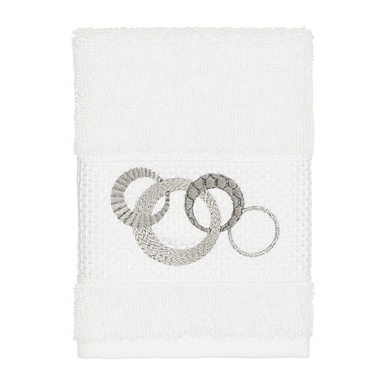 Linum Home Textiles Annabelle Embellished 3-pc. Bath Towel Set