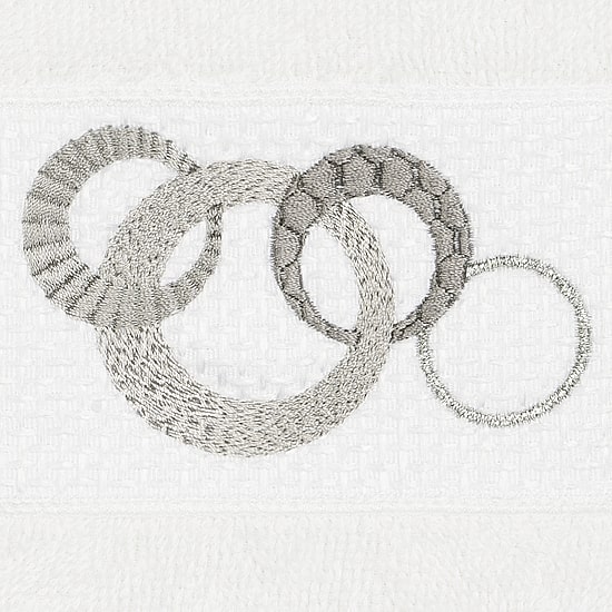 Linum Home Textiles Annabelle Embellished 3-pc. Bath Towel Set