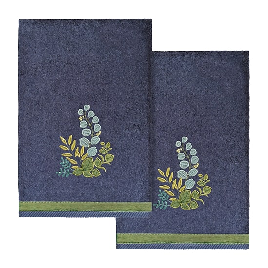 Linum Home Textiles Botanica Embellished 2-pc. Bath Towel Set