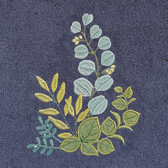 Linum Home Textiles Botanica Embellished 2-pc. Bath Towel Set